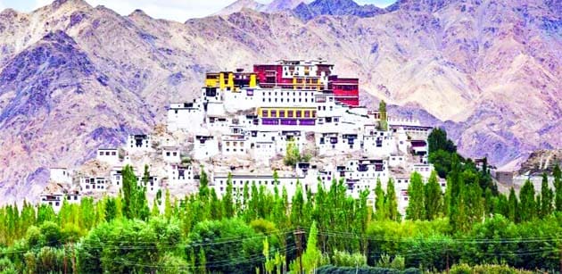 Thiksey Monastery,